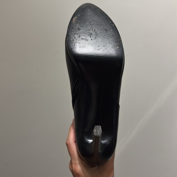 Nine West Black Leather Ankle Boots - Picture 5 of 6